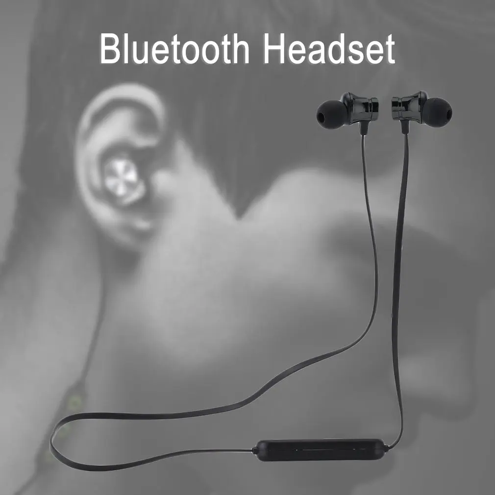 Bluetooth гарнитура Xt-11 Магнитная гарнитура Спортивная Беспроводная бас Музыка s с микрофоном наушники
