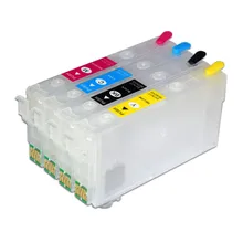 

822XL Refillable Ink Cartridge with Chip for Epson Workforce WF-3820 WF-4820 WF-4834 WF-4830 Printer