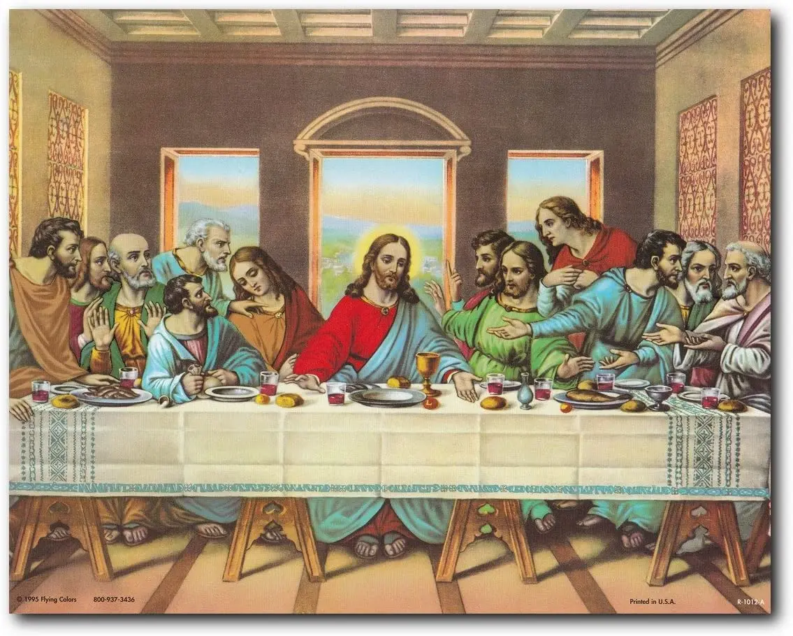 

Jesus art poster, wall decoration.