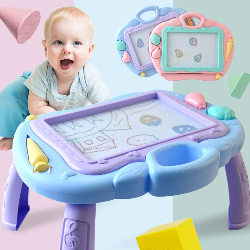 

Large Size Children Color Magnetic hua ban zhuo Baby Educational Writing Board Cartoon Drawing Graffiti Units