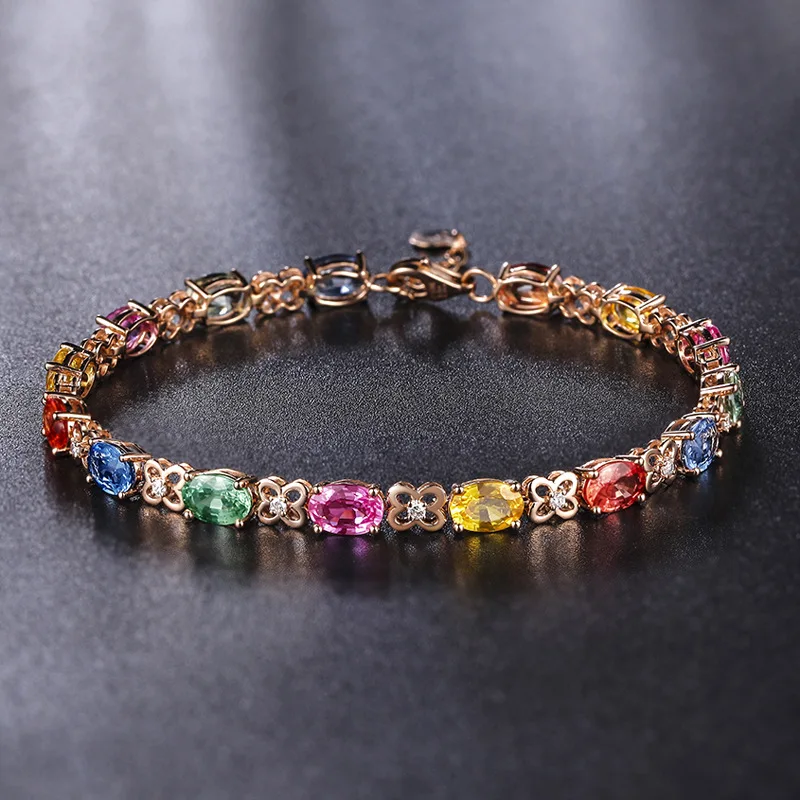 

ZTUNG BSC11 classic 2019 bracelet have many colors stone chioce bangle stone for women gift silver 925 bracelet jewelry
