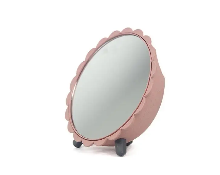 

Round BTR makeup mirror dressing mirror Princess mirror plastic mirror desktop makeup mirror desktop dormitory storage mirror