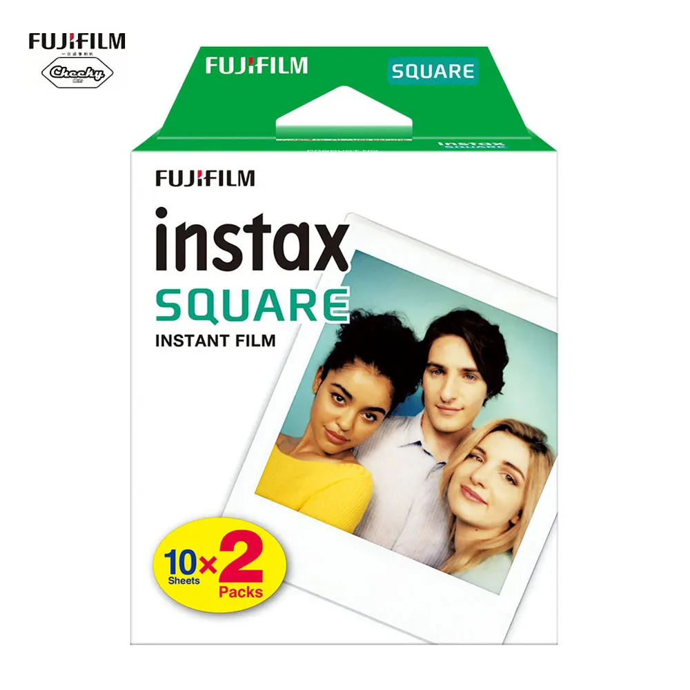 20 листов Fujifilm Instax Mini White Edge принтер фотобумага пленка для Square SQ10 SQ6 SP 3