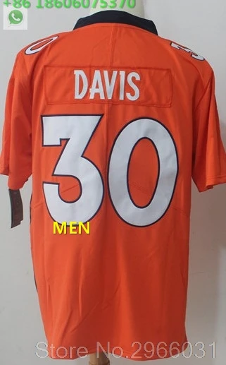 А+++ Качественная мужская футболка для взрослых 58 von miller Terrell Davis 30 Demaryius Thomas 88 Denver - Цвет: For men