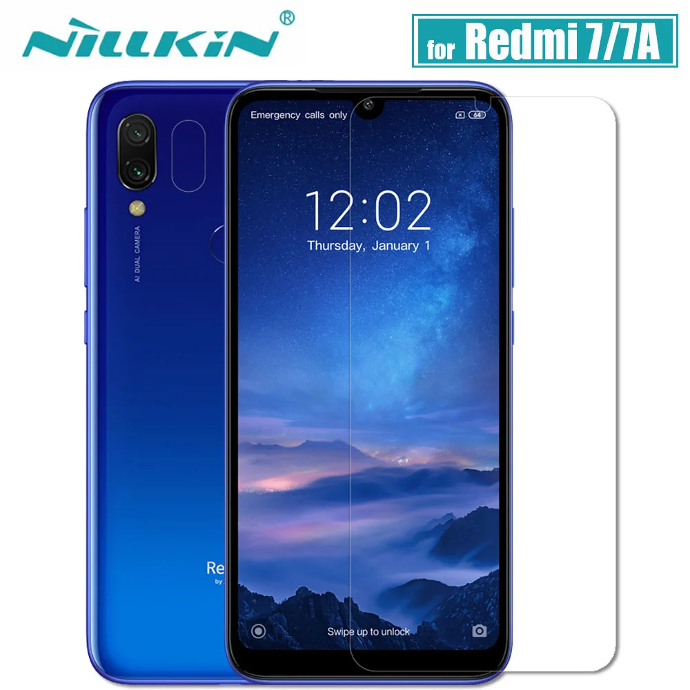 Стекло Nillkin на Xiaomi Redmi 7/7A протектор экрана потрясающее 9H 0,33 мм прозрачное защитное стекло Redmi 7A/7 закаленное стекло