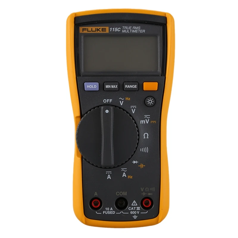 

Fluke 115C Field Multimeter 1000Uf Backlight F115C with Hard Point Test Lead Set