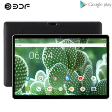 BDF 2021 Global Version 10 Inch Tablet Pc 2GB/32GB IPS Dual SIM Cards 3G Phone Calling Tab Quad Core Android 9.0 Tablet 10.1