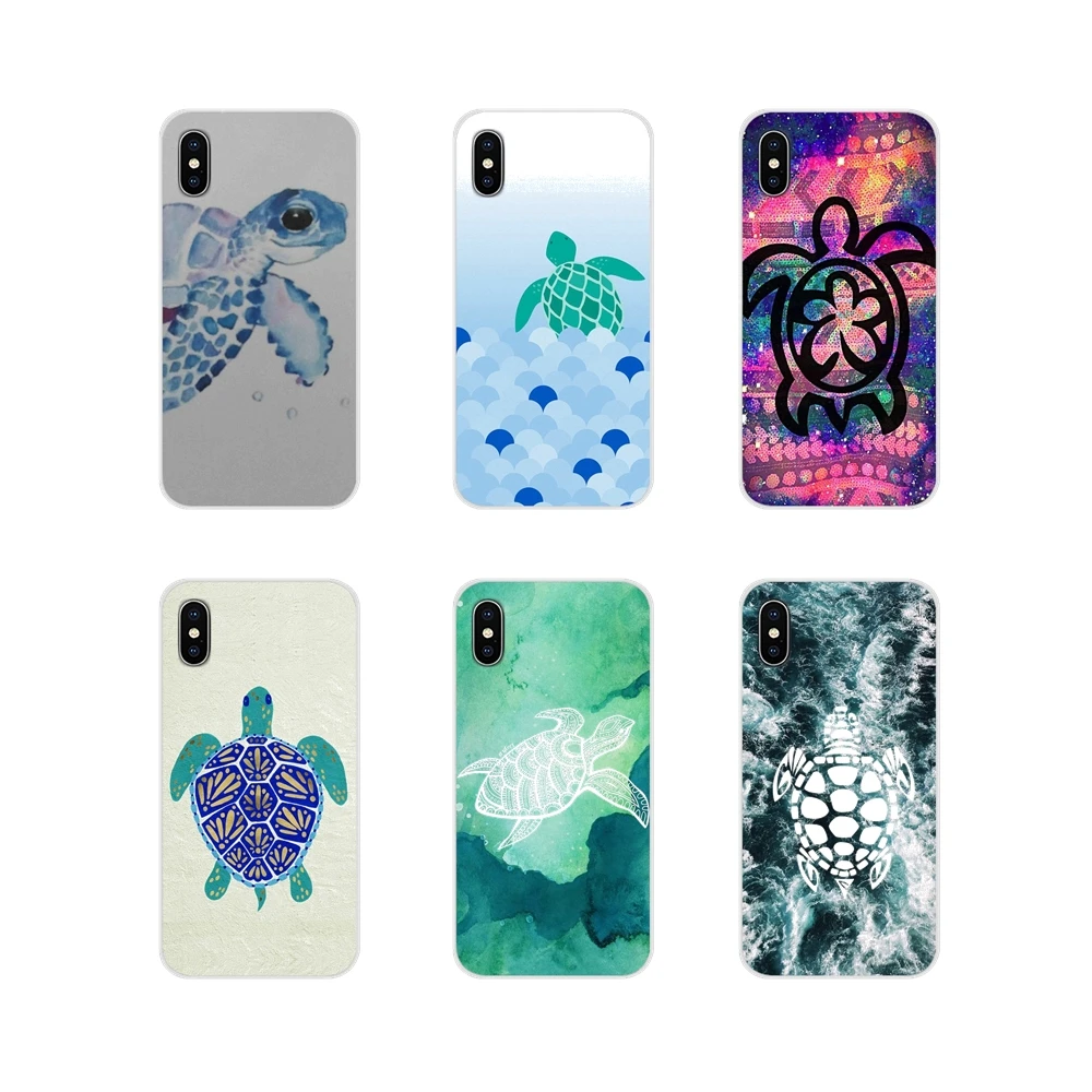 For Huawei G7 G8 P8 P9 P10 P20 P30 Lite Mini Pro P Smart Plus 2019 Accessories Phone Cases Covers Sea Turtle Aqua | Мобильные