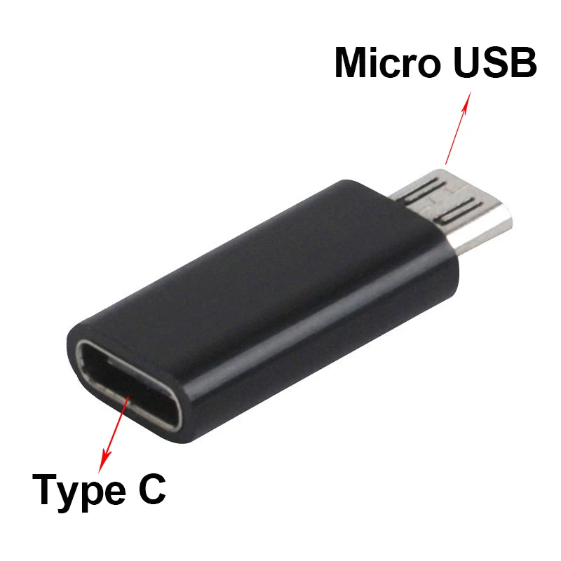 Переходник с Micro USB папа на мама Type C мама|Переходники и адаптеры| |