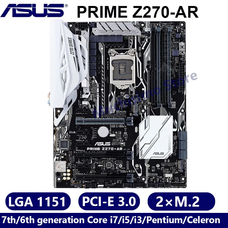 Asus Prime Z270 A Intel Z270 So 1151 Asus PRIME Z270-A Motherboard PC Base Intel® 1151 Form Factor (details