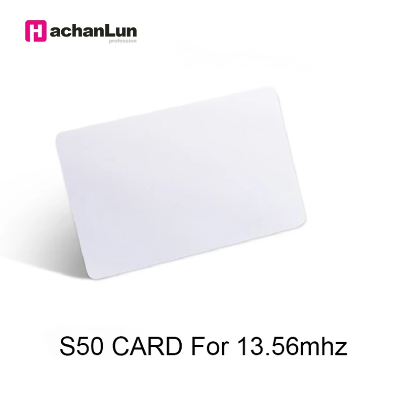 

50 / batch 13.56Mhz RFID for access control attendance sensor IC smart card label MF S50 ISO14443A access badge token