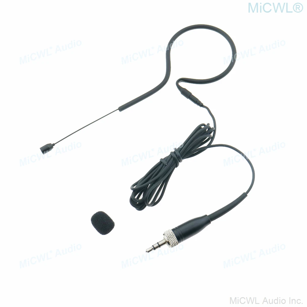 Tutto Nero Auricolare Microfono Per Sennheiser G2 G3 G4 Beltpack Microfono Senza Fili Auricolare Microfoni