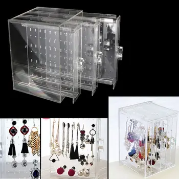 

200 Holes Earrings Studs Necklace Jewelry Display Rack Stand Organizer Holder