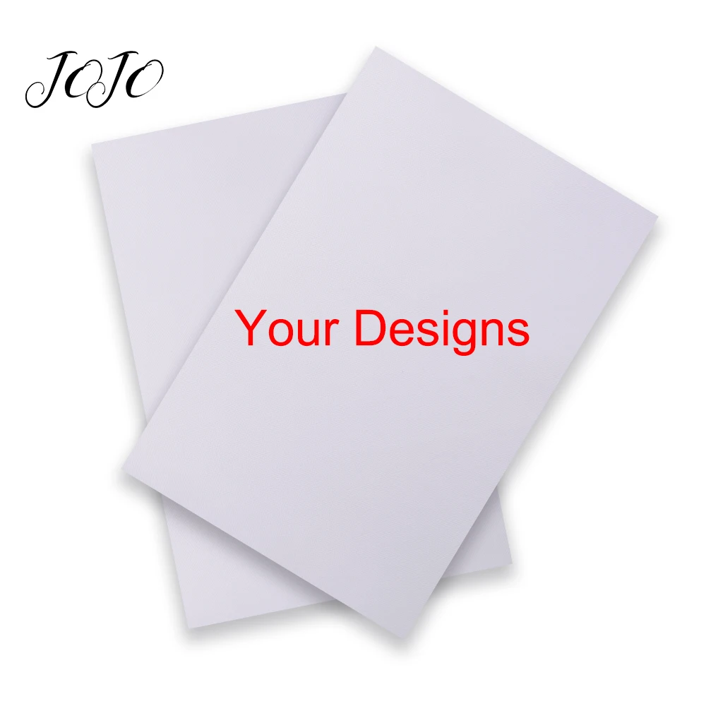

JOJO BOWS 20*30cm/100*130cm 16pc/1pc Customization Faux Synthetic Leather Fabric Design Image Printed Sheet DIY Craft Supplies