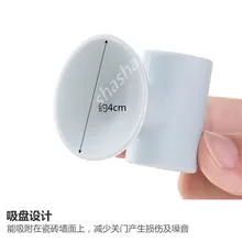 Практичная дверная ручка Силиконовая антиколлизия присоска домашняя дверная Защитная Прокладка заглушка всасывающая дверная стопа коврики 1 шт