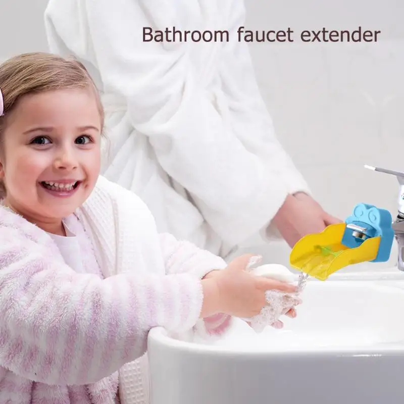 Смеситель для ванной комнаты, мультипликационный детский Ручной моющий прибор, Детская направляющая мойка, удлинитель для смесителя, аксессуары для ванной комнаты