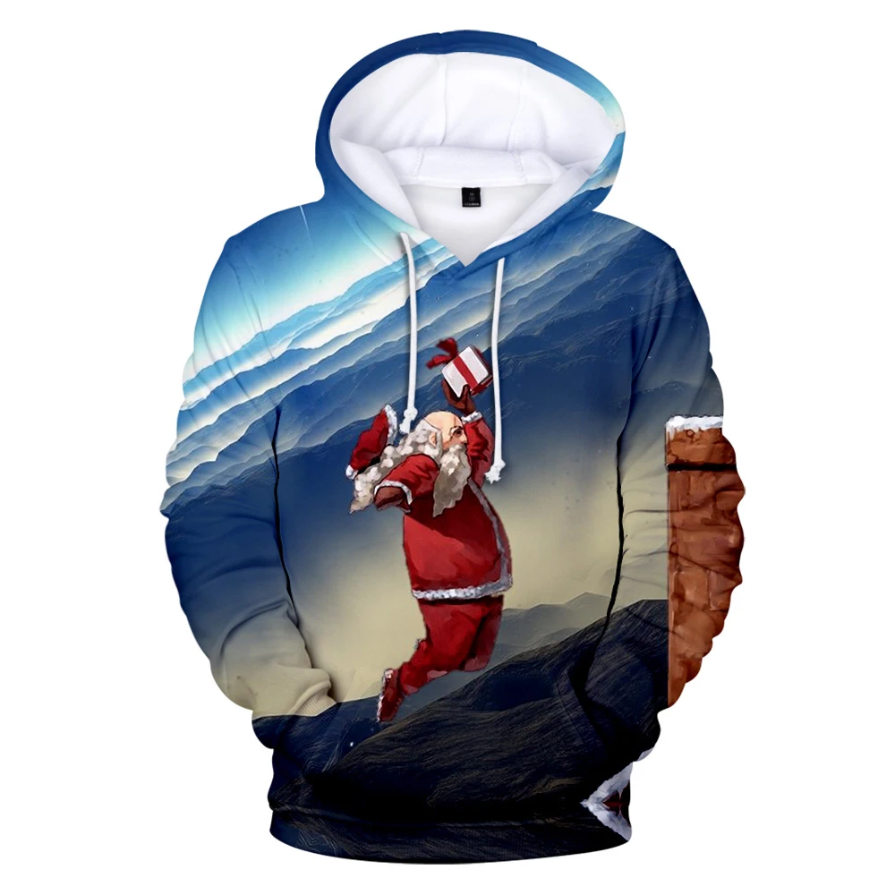 

Fashion Cartoon Print Santa 3D Hoodies Men/Women New Hot Personality Boys Girls Sweatshirt Casual Christmas 3D Kids Hoodies