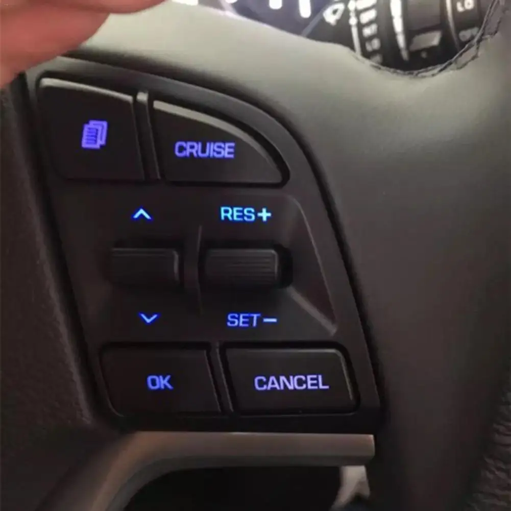 

Car Accessorie Brand New Night Backlight Constant Speed Cruise Module Multi-functional Steering Wheel Button For Hyundai Tucson