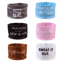 Новые Женские Йога Тренажерный зал Спортивный напульсник эластичная повязка на голову аксессуары для волос