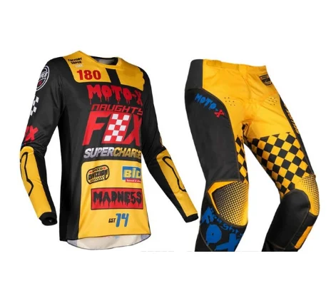 Racing MX 180 Czar gear JerseyV брюки мужские комбо Dirt Bike Внедорожный гоночный Мотокросс Cardinal Maroon защитный комплект