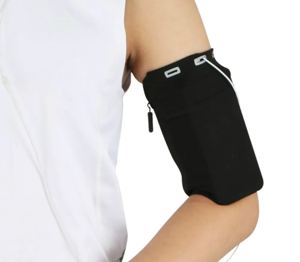 

Universal Waterproof Sport Armband Bag Running Jogging Gym Arm Band Mobile Phone Bag Case Cover Holder for iPhone max Samsung 7"