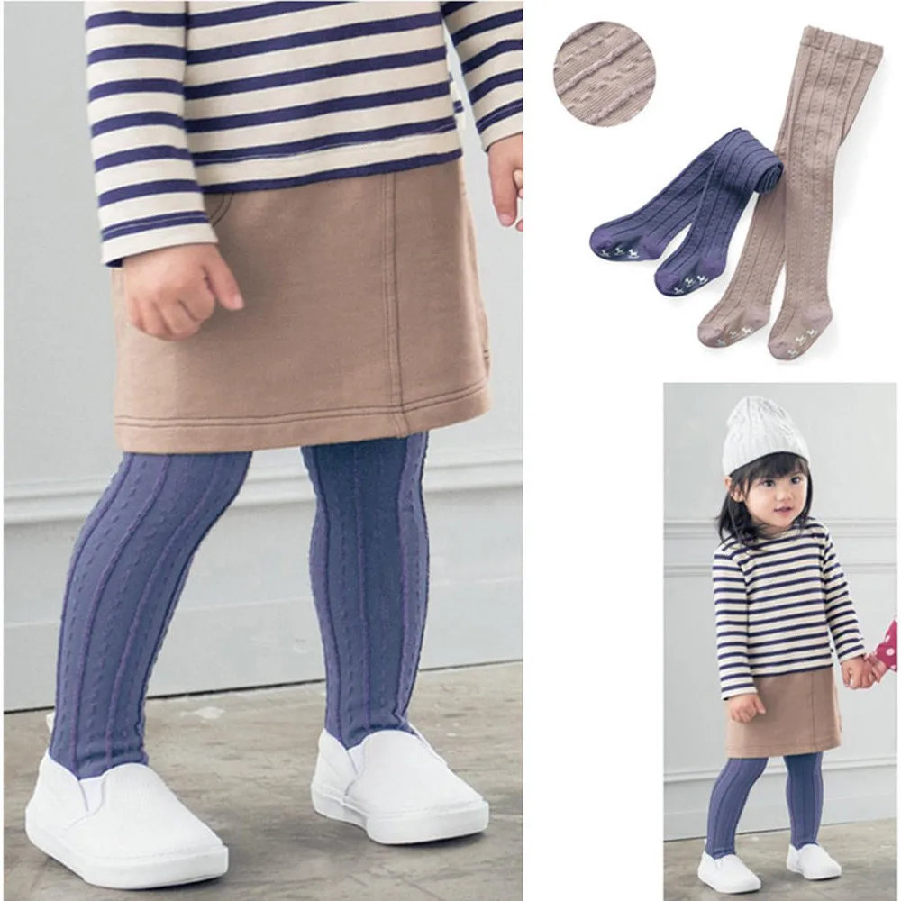 Одежда для маленьких девочек дети младенец Начинающий ходить малыш Девочки колготки для маленьких девочек длинные колготки гетры чулки гетры