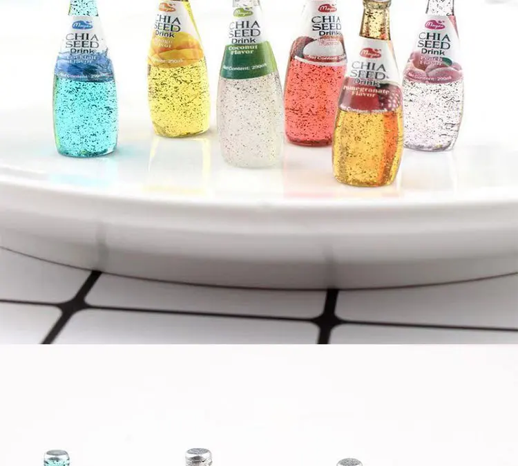5 шт. 11*31 мм 3D резиновая имитация фруктовых напитков бутылки Подвески для DIY серьги брелки модные ювелирные аксессуары LL028