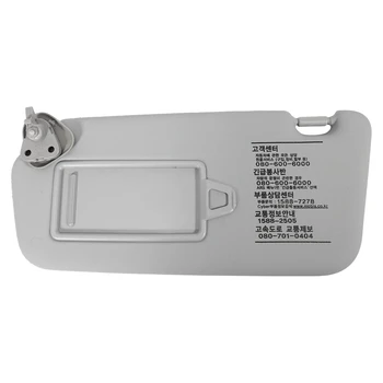 

Car Interior Sun Visor Shade LH Left Side Driver Gray for 2006-2011 Hyundai Accent Verna Solaris 852101E020QS