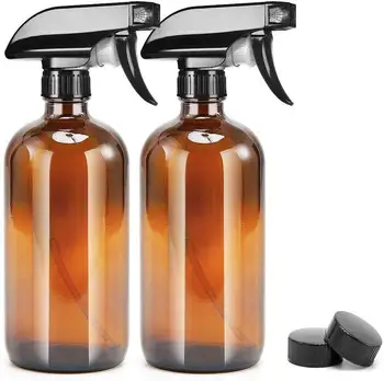 

Umiskam 2 Pcs Empty Spray Bottles Refillable Container for Essential Oils,Cleaning- Durable Trigger Sprayer 2 * 250ML