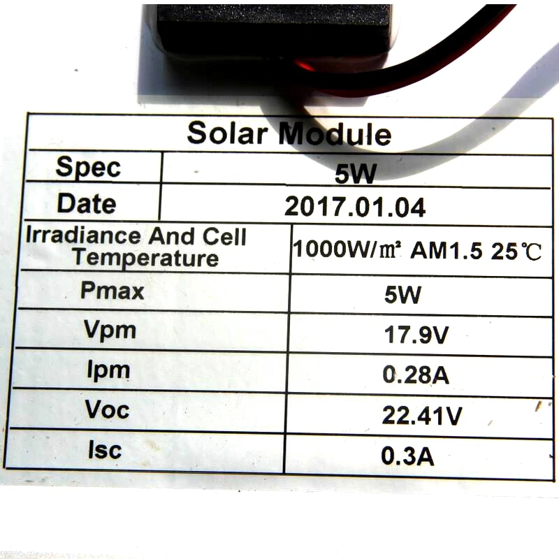 5W 18V поликристаллическая солнечная панель крокодил зажим для 12V автомобиля/лодки/Аккумулятор для двигателя портативное солнечное зарядное устройство