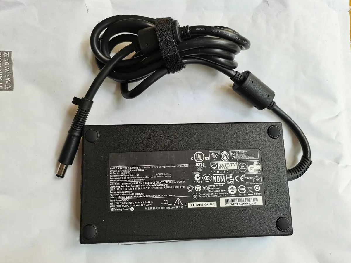 OEM 19,5 V 10.3A 644698-002 645154-001 7,4 мм штырь 200 Вт адаптер переменного тока для HP RP9 G1 розничная система модели 9015 AIO Original Puryuan
