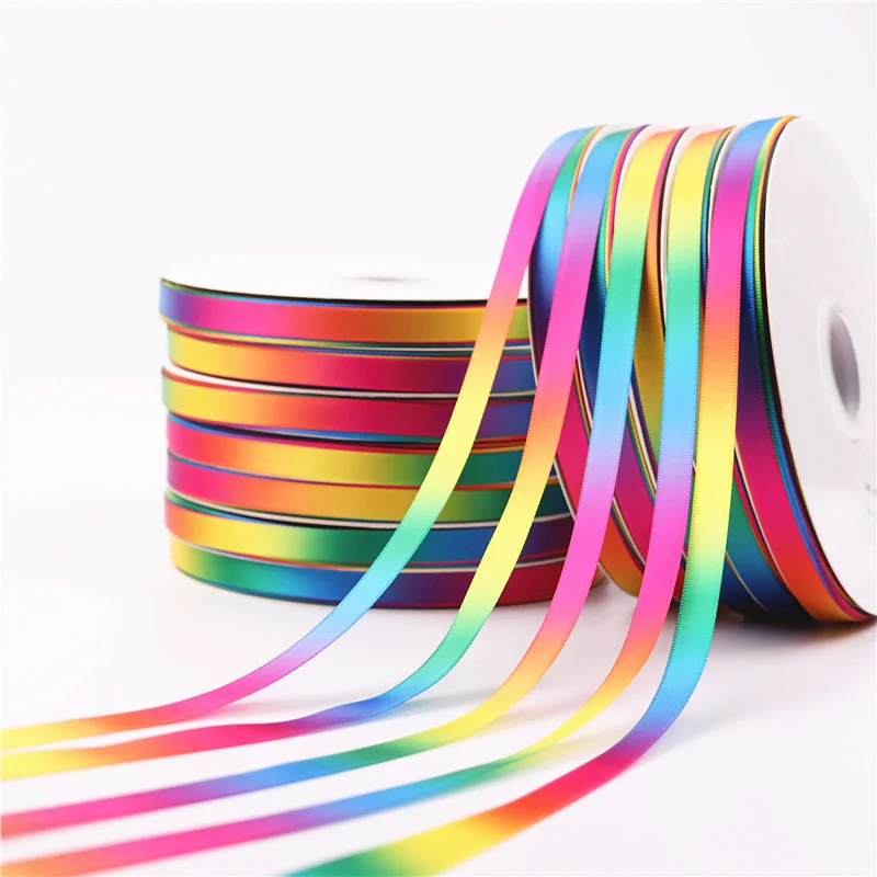 5 ярдов/рулон лучшего качества шелковые атласные ленты принадлежности для шитья ленты ручной работы материалы подарочная упаковка 10 мм