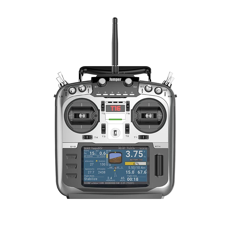 

Official refurbished Jumper T16 Transmitter with JP4-in-1 RF Module Open Source Multi-protocol Radio 4.3" LCD for FPV