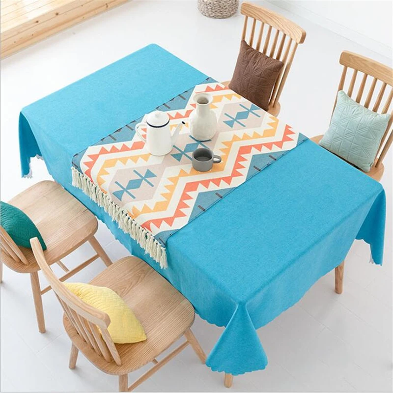 Хлопковые мягкие коврики Kilim с кисточками для гостиной спальни детской комнаты