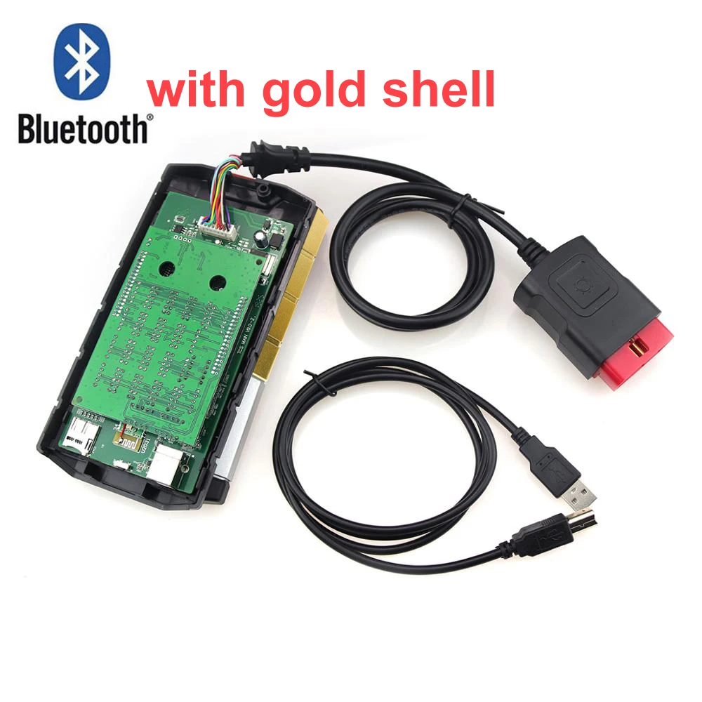 2019 новый vci tcs cdp pro plus 2016 00 с ключом для Delphi DS150E bluetooth obd obd2 сканер грузовиков и