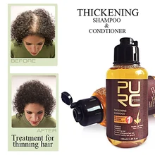 

PURC Ginseng Hair Growth Shampoo Essence Treatment For Hair Regrowth Serum Repair Hair Root Thicken Hair Care for Women