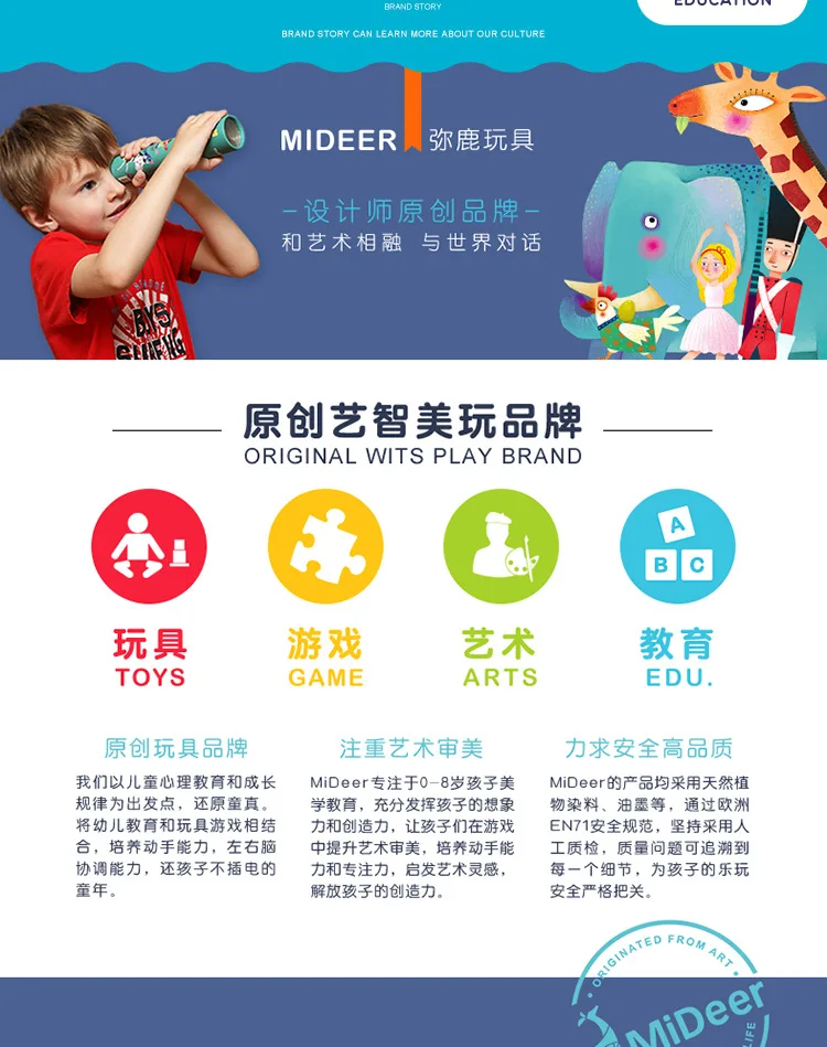 MiDeer Mi Deer Детский Мини маленький театральный Сказочный проектор светящаяся игрушка детское освещение фонарик