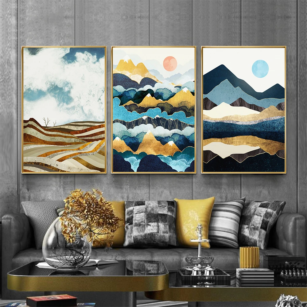 Abstract Oil Painting Canvas Poster Picture Living Room Wall Hangings Home Decor