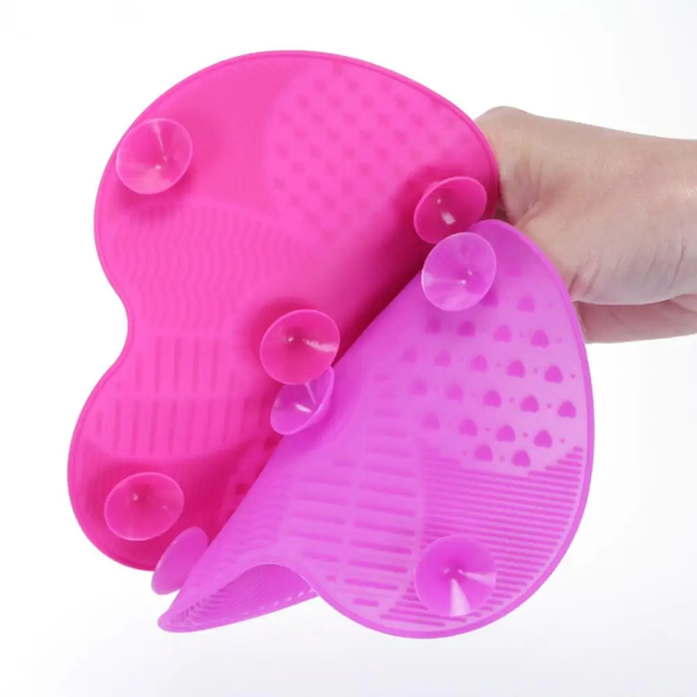 Silicone Makeup Brush Cleaning Pad Mat Brush Washing Tools Cosmetic Eyebrow Brushes Cleaner Tool Scrubber Board Makeup Cleaning