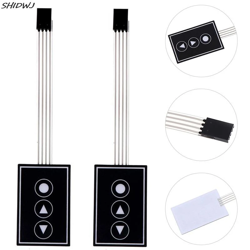 1x3 Matrix Array 3Key Membrane Switch Keypad Keyboard 1*3Key 36*55mm DIY MC.fr 1x3 Matrix Array 3Key Membrane Switch Keypad Keyboard 1*3Key 36*55mm DIY MC.fr