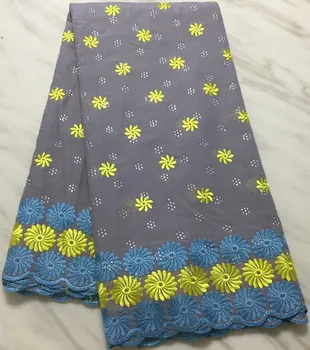 

embroidery lace african lace fabric stone swiss voile lace nigerian lace fabric 5yards swiss lace fabric cotton fabric PL11404