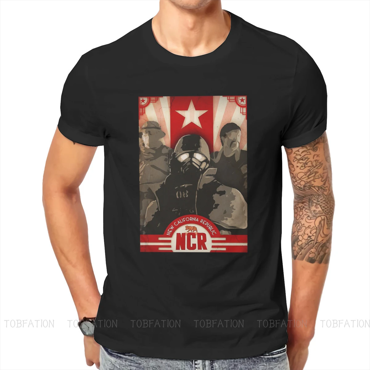 T shirt pour homme, surdimensionné et décontracté, de couleur noire, de  haute qualité, de jeu, NCR Ranger, classicc1 | AliExpress