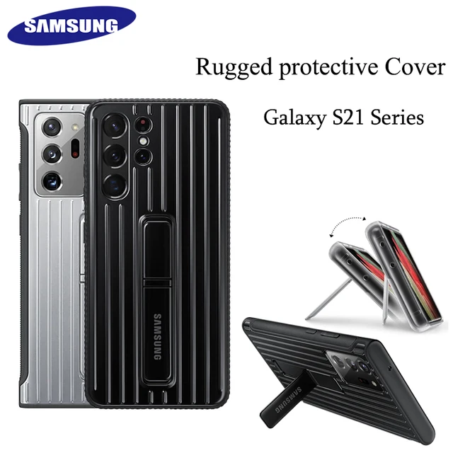 Original Samsung Rugged Protective Cover Standing Case Shockproof With Holder for SAMSUNG Galaxy S21/S21 PLUS 5G S21 Ultra 5G 1