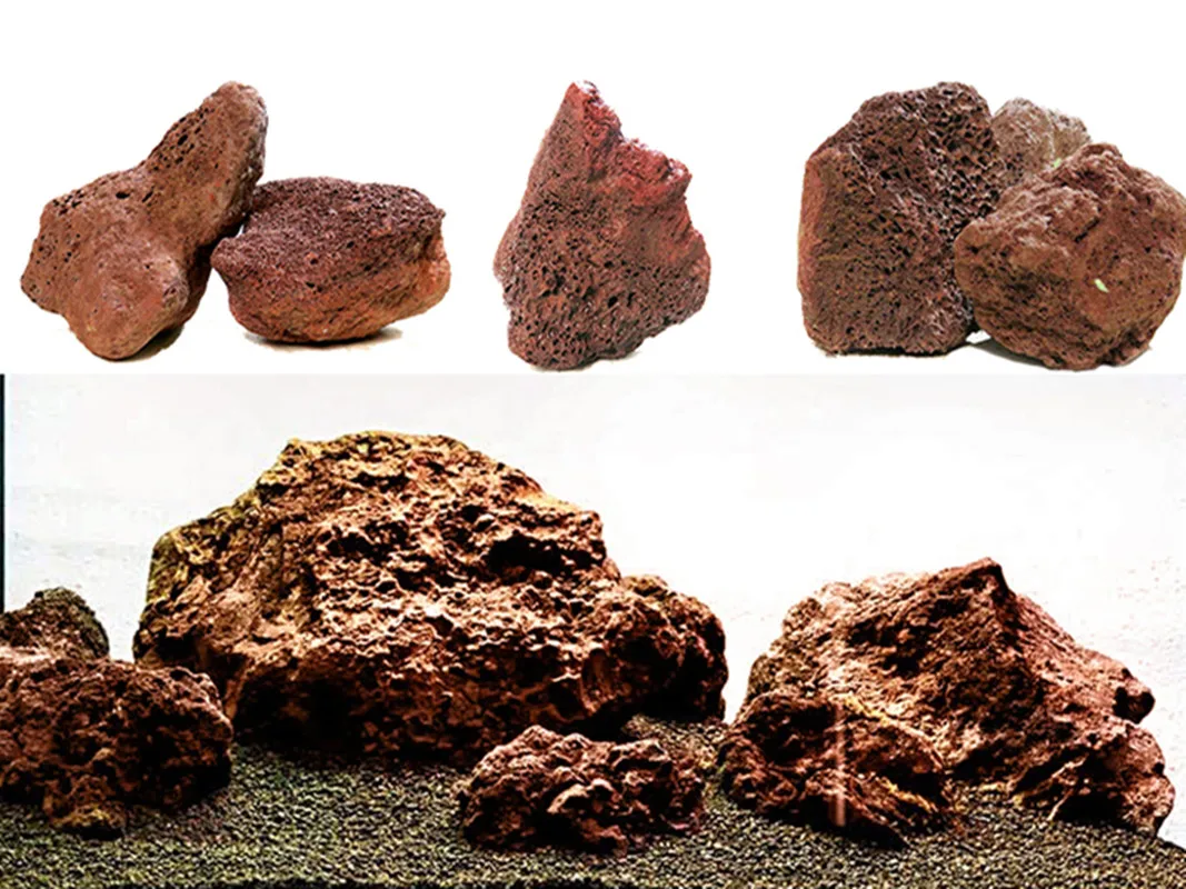 Volcanic Aquarium Lava Rocks Fish Tanks Pond Decor/Filters Bio Filter Media