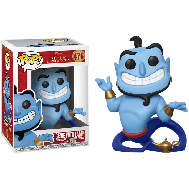 FUNKO POP Aladdin милый Джинн с лампой виниловые фигурки коллекция куклы игрушки для детей Рождественский подарок