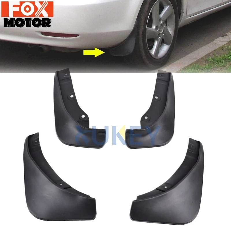 For Mazda 6 Sedan 2003 - 2008 GG Set Molded Mud Flaps Mudflaps Splash Guards Flap Mudguards Fender 2002 2004 2005 2006 2007 | Автомобили и