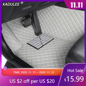 

kadulee Custom car floor mats for Skoda all models octavia fabia rapid superb kodiaq yeti car styling car accessories
