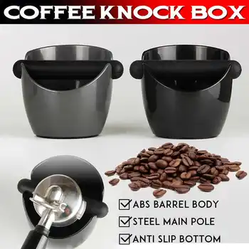 

Coffee Knock Box Shock-absorbent Espresso Waste Espresso Dump Bin With Handle Coffee Grounds Container Coffee Residue Box