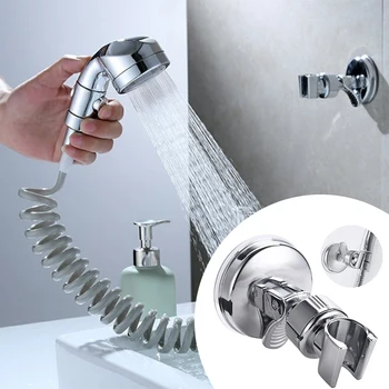 

Powerful Suction Cup Shower Head Holder Base Bathroom Shower Nozzle Fixing Wall Bracket Bathroom Accessories hot