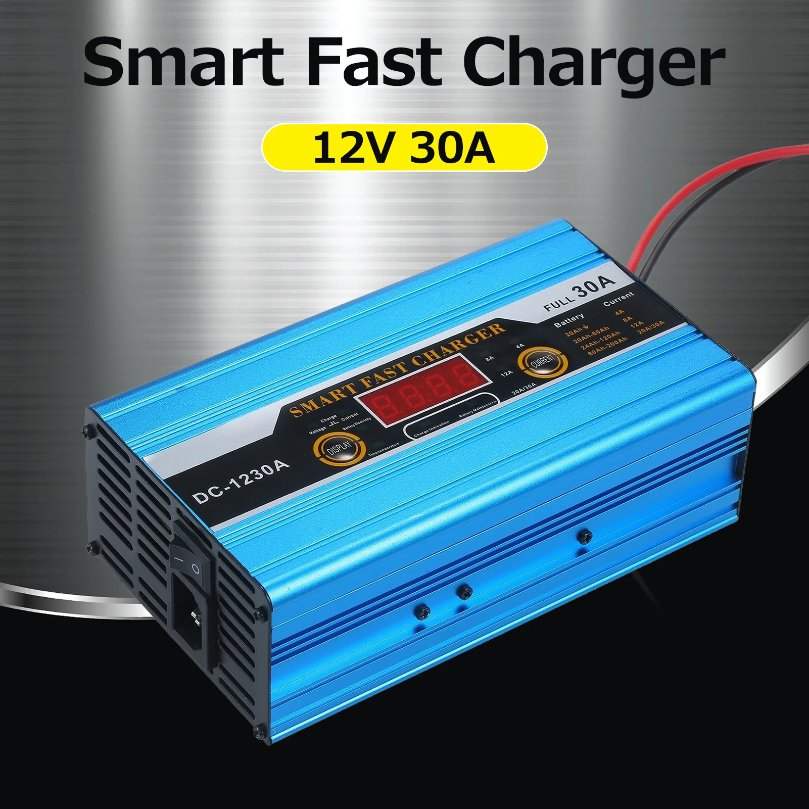 デジタルlcdディスプレイ付きインテリジェント急速充電器 12v 30aバッテリー充電器 カーバッテリー充電器 バッテリーテスター Aliexpress デジタルlcdディスプレイ付きインテリジェント急速充電器 12v 30aバッテリー充電器 カーバッテリー充電器 バッテリーテスター Aliexpress